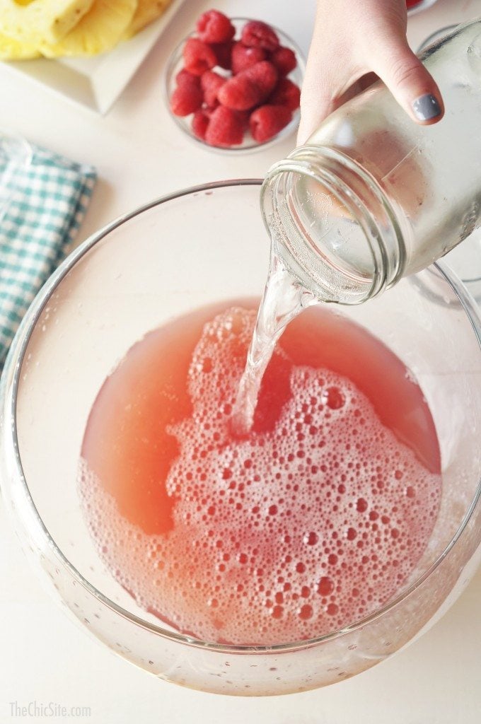 sherbet baby shower punch