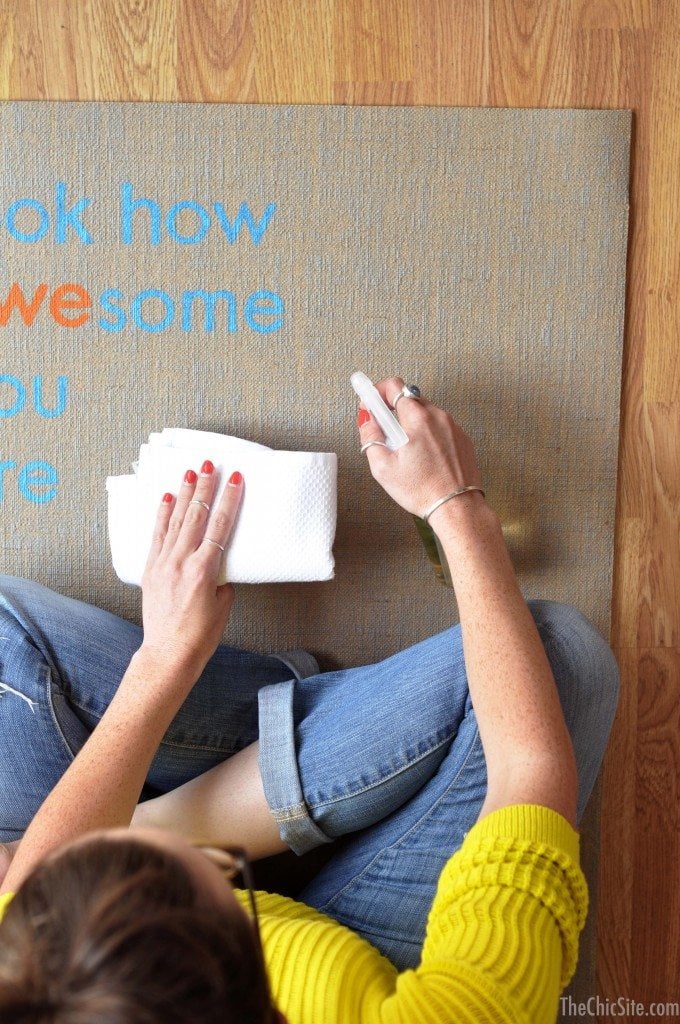 essential oils to clean mat