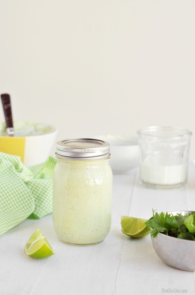 make dressing ahead of time